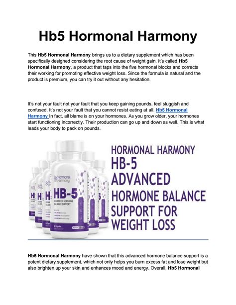 Hb5 Hormonal Harmony by donnaknight215 - Issuu