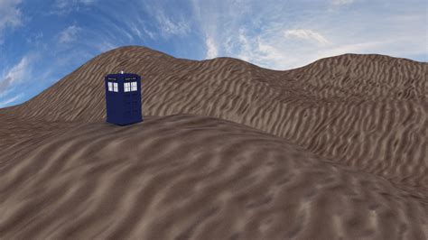 TARDIS in the sand - Focused Critiques - Blender Artists Community