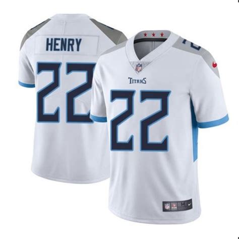 Men's Tennessee Titans #22 Derrick Henry color rush Football Jersey white