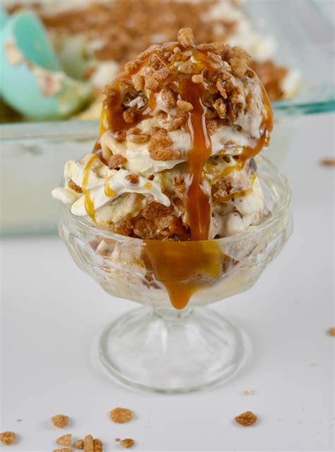 No Churn Caramel Ice Cream with Cinnamon Crunch - Houston Mommy and ...