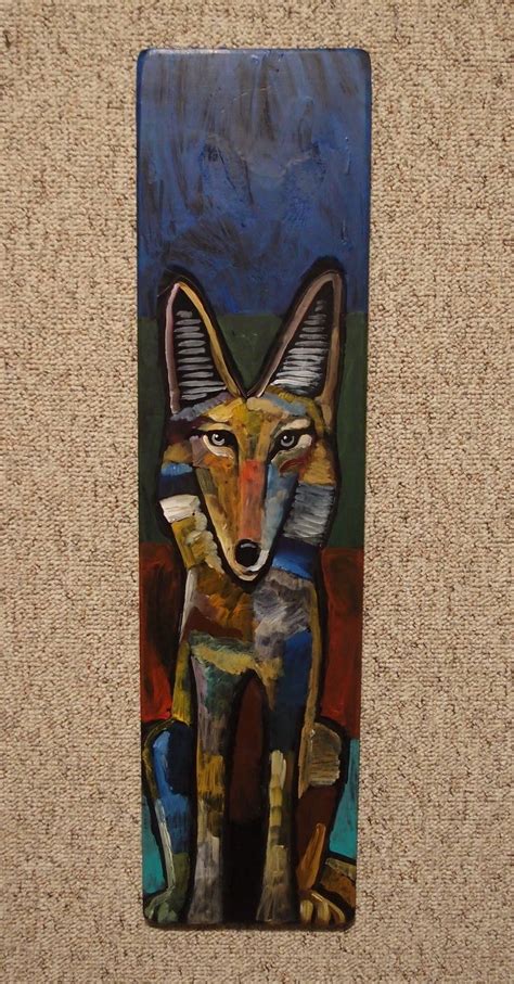 Coyote Painting on Wood, Leland Holiday, TG2-Leland240 | Animal ...