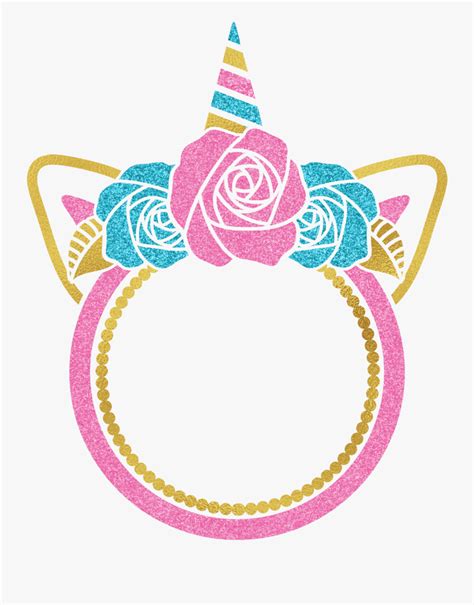 Unicorn Border Design Png , Free Transparent Clipart - ClipartKey