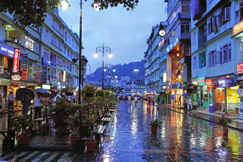 Mg Marg Gangtok At Night