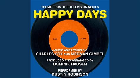 Happy Days - Theme from the TV Series - YouTube