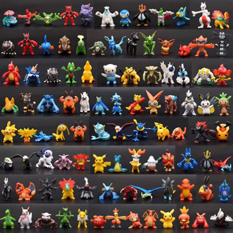 NEW 144pcs Pokemon Toy Set Mini Action Figures Pokémon 3cm | Shopee ...