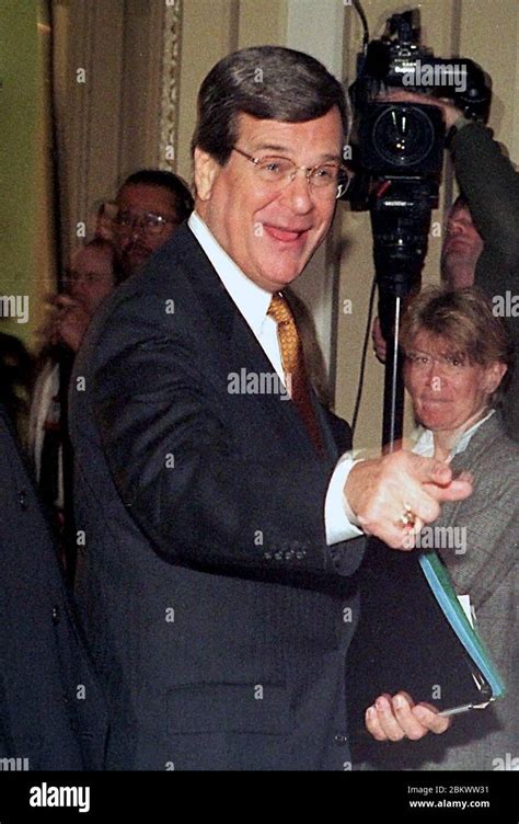 United States Senate Majority Leader Trent Lott (Republican of Mississippi) arrives in the US ...