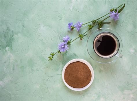 Premium Photo | Chicory coffee. a substitute for traditional coffee, a herbal drink from the ...