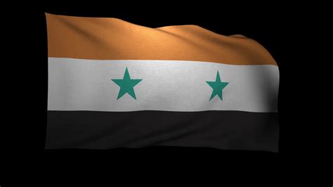 Syria Flag 3D Rendering with Alpha Channel Motion Background 00:16 SBV-300066883 - Storyblocks