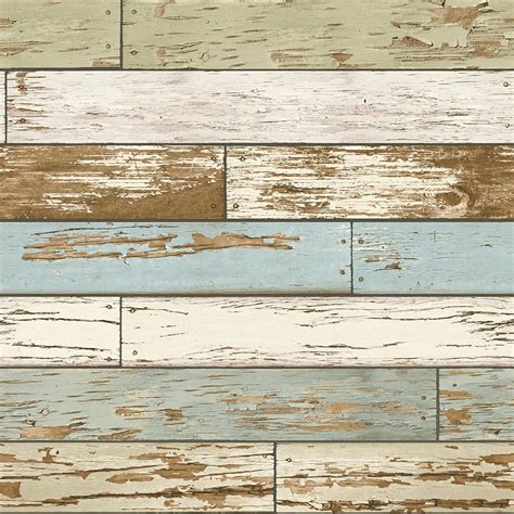 NuWallpaper Old Salem Vintage Wood Peel and Stick Wallpaper Sample ...