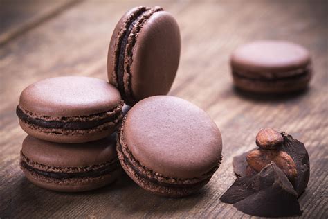 Chocolate Macarons