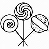 Swirl Lollipop Coloring Page sketch template