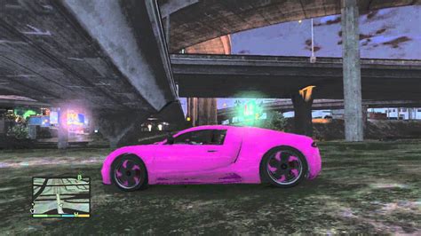 Grand Theft Auto V: Hot Pink Bugatti Veyron (Adder) - YouTube