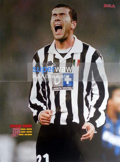 POSTER ZINEDINE ZIDANE (JUVENTUS 1998)