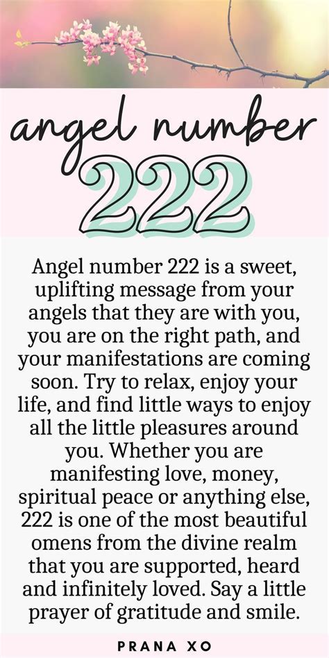 222 Angel Number Meaning for Law of Attraction & Manifesting | Angel number meanings, Angel ...