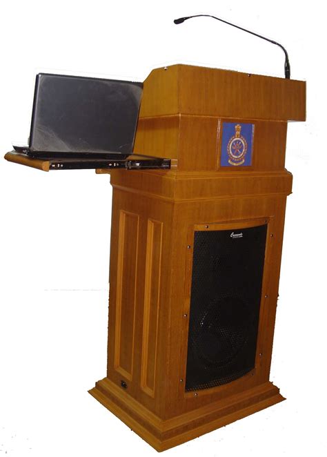 Brown Wooden Presentation Podium, For Colleges, | ID: 1155450748