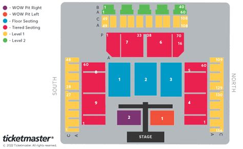 The Vamps Seating Plan - Motorpoint Arena Cardiff