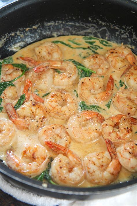 Easy Creamy Garlic Butter Shrimp - Cooked by Julie