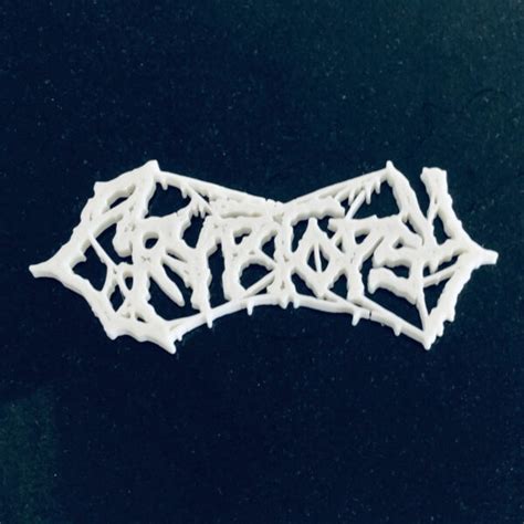 Cryptopsy Logo 3d Printed Wall Object – Hobbyware Shop