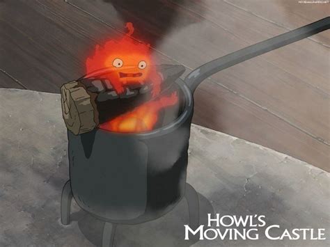 Calcifer from "Howl's Moving Castle" Hayao Miyazaki, Howl's Moving Castle Calcifer, Howl’s ...