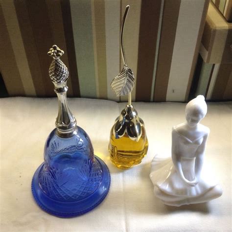 Vintage Avon Perfume Bottles, Bell, Rare Ballerina & Rose, 2 are Full ...