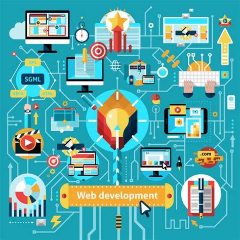 Web Development Flowchart 465685 Vector Art at Vecteezy