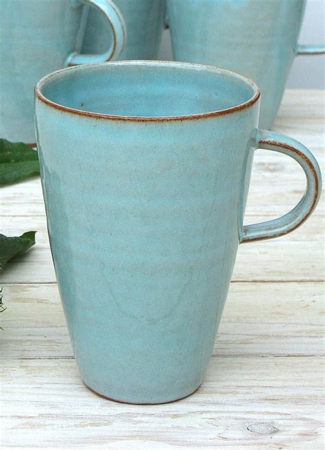 Turquoise Coffee Mug Large Coffee Mug Tall Coffee Mug Large - Etsy