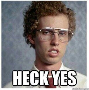 Heck Yes! Napoleon Dynamite | Napoleon dynamite quotes, Funny friday memes, Napoleon dynamite