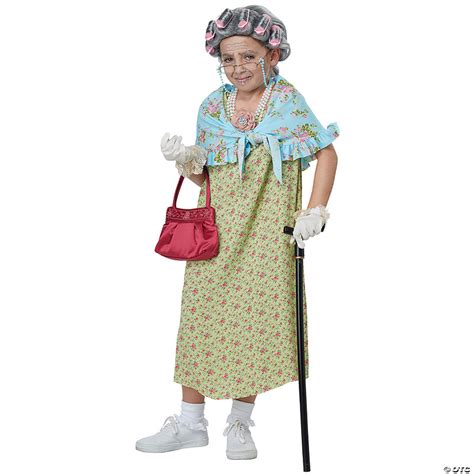 Child's Old Lady Costume Kit