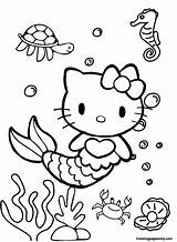 Hello Kitty Coloring Pages Mermaid  Vrogueco sketch template