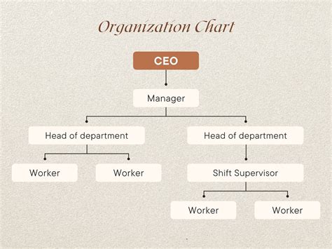 Organization Structure Chart Template