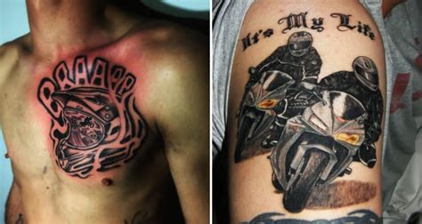 Motorcycle Tattoos Gallery | Reviewmotors.co