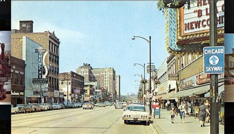 Downtown Gary, Indiana in the 1960s, taken in front of the Palace Theater | Gary indiana, 60s ...