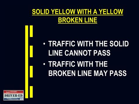 What Do Broken Double Yellow Lines Mean at Mark Mize blog