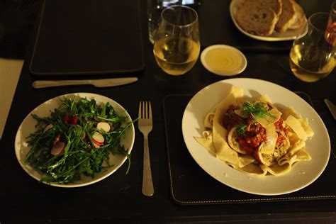 Stuffed Calamari, Tagliatelle & Radish Salad | An impromptu … | Flickr
