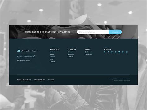 Footer design | Footer design, Website header design, Webpage design