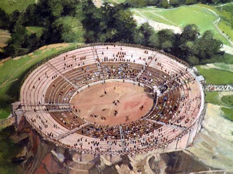 An artist impression of the Amphitheatre, Corinium Museum … | Flickr