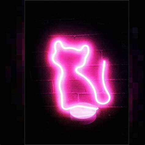 Pin by mr coenk on pink | Neon signs, Neon cat, Pink cat