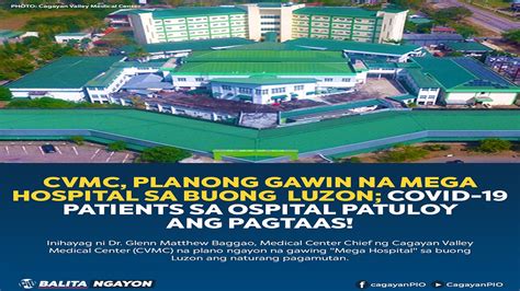 Cagayan Valley Medical Center planong gawing Mega Hospital sa buong Luzon - News Flash