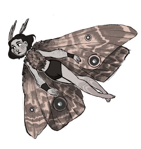 lil moth girl | Moth art, Character art, Character design inspiration