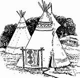 Coloring Page Tipi  Free Printables Img 15936 sketch template