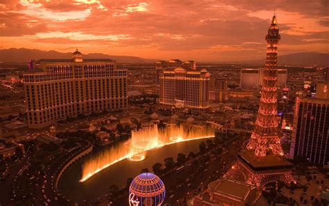 Bellagio Fountains - Las Vegas | Hd Desktop Wallpaper