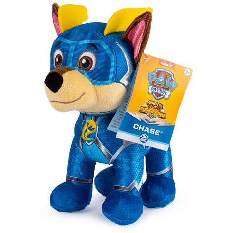 PAW Patrol, 8-Inch Mighty Pups Super PAWs Chase Plush | Toys R Us Canada