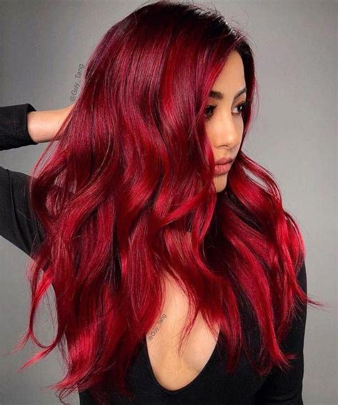 Bold-Hair-Colors-to-Try-in-2019 red hair #haircolor | Wine red hair, Bold hair color, Dyed red hair