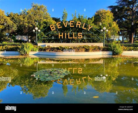 The Beverly Hills sign Stock Photo - Alamy