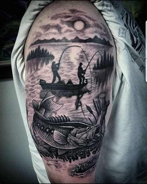 A Bass fishing tattoo || Fishing | Bass fishing tattoo, Fish tattoos ...