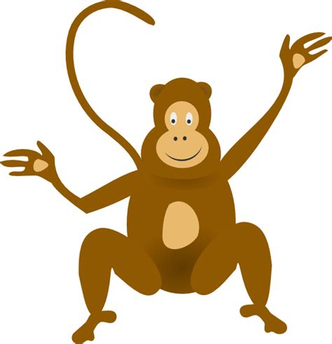 Monkey Clip Art at Clker.com - vector clip art online, royalty free & public domain