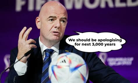 Watch: 'Before starting to give moral lessons...' - Gianni Infantino ...