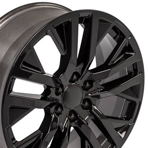 20" New Fits Next Gen Sierra GMC Denali Wheels Chevy 1500 Gloss Black Set of 4 20x9" Rims | OEM ...