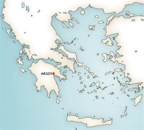 Argos Greece map - Map of Argos Greece (Southern Europe - Europe)