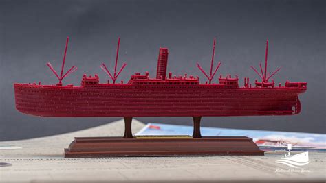 3D printed historical ocean liners - RMS Carpathia